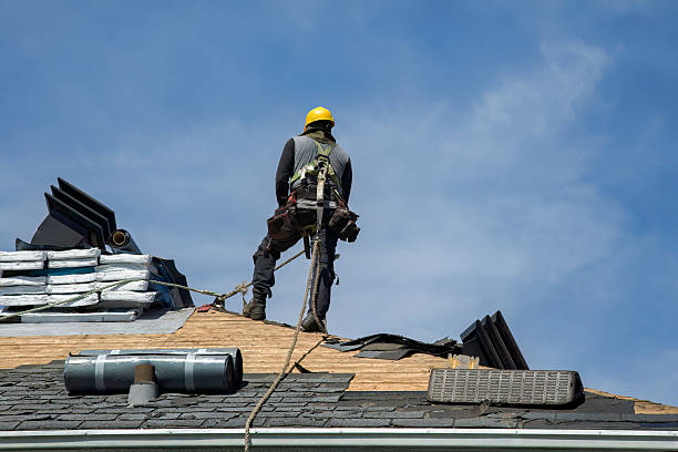 Professional Roofing technician working in Eastchester, NY